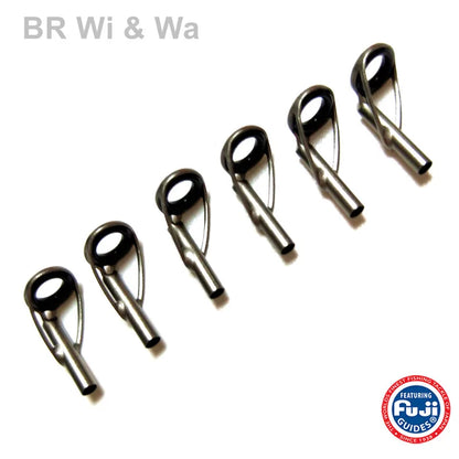 BR Wi&Wa   Fuji  CCFOT tip top guide Both for salt water spinning & casting rod 3pcs