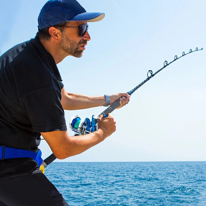 High Density Slow Jigging Saltwater Reel with 30KG Max Drag Trolling Service 6.3:1 Gear Ratio Aluminum Fishing Reel