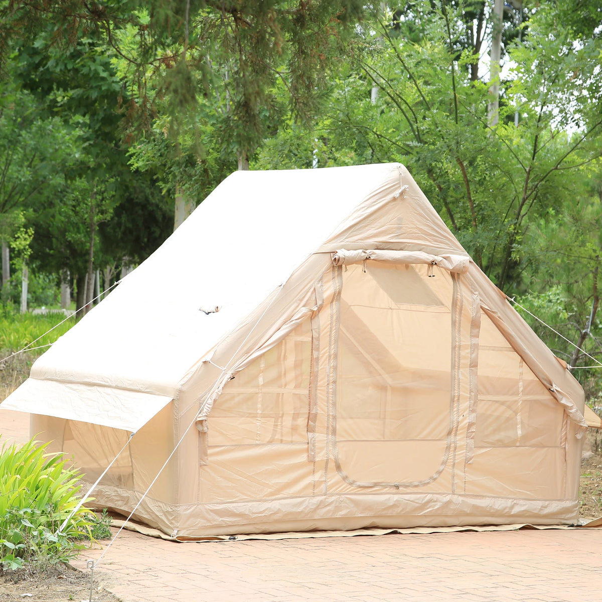 Outdoor Travel Automatic Camping Inflatable Tent Oxford Cloth Wilderness Camping Outdoor Popular Campsite