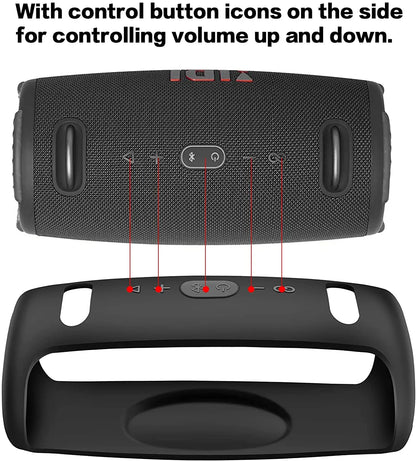 ZOPRORE Newest Travel Carrying Protective Soft Silicone Case for JBL Xtreme 3 Xtreme3 Bluetooth Speaker Bag Cover