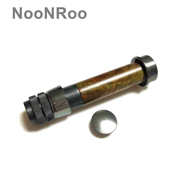 NooNRoo Wood Fly Rod Reel Seat, Fishing Rod Repair Reel Seat -Rod Building Components, DIY, 19.2g