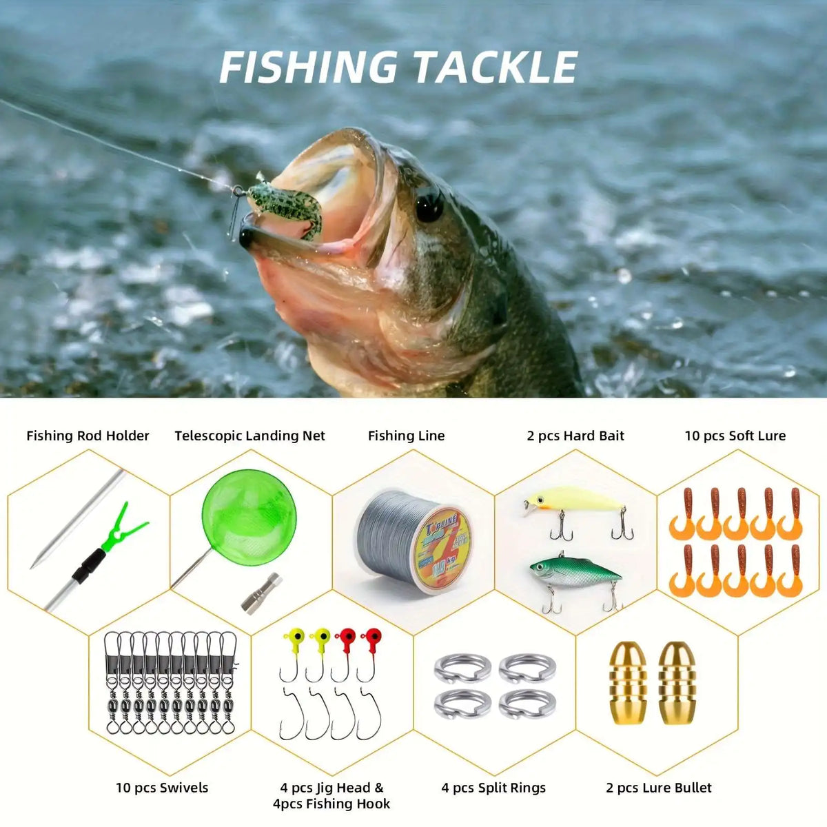 Good Quality Two Section Fishing Rod With Great Price Flexible Ice Fishing Rod and Reel Set