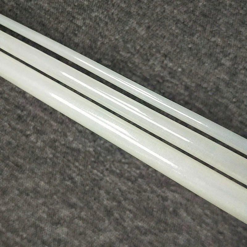 Fiberglass  Fly Rod Blank Transparent White And Blue Color Rod Building DIY Private Custom Material NooNRoo