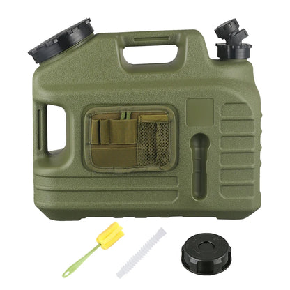 13L Water Storage Container Leak-Proof Drinking Water Bucket Large Capacity Water Container Jug for Vehicle Car Camping