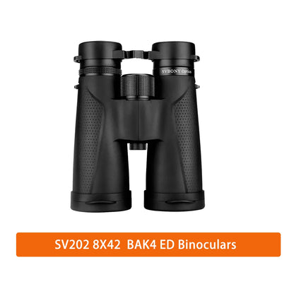 Svbony SV202 8X32/8x42/10x42/10X50 ED Binoculars IPX7 Magnesium Alloy Body long range Binoculars BAK4 for Bird Watching Camping