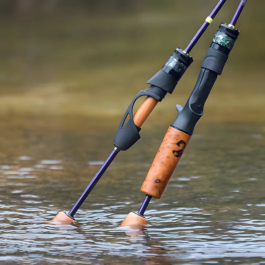 UL Ultra Light Carbon Fiber Lure Fishing Rod Accessories for Carp Trout Bass,Spinning and Casting Rod,Small Bait Fishing Pole