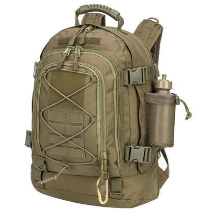 LQARMY 60L Male Travel Tactical backpack  Hiking Camping backpack Expandable Army Backpacks Molle  3 Day Assault Pack Rucksacks
