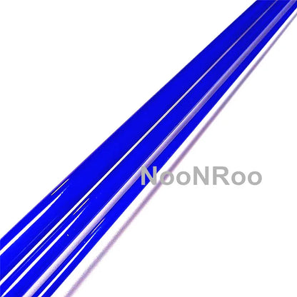 Fiberglass  Fly Rod Blank Transparent White And Blue Color Rod Building DIY Private Custom Material NooNRoo