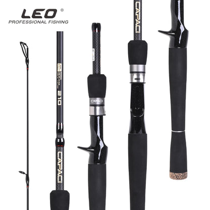 Professional Carbon Fiber Fishing Lure Rod 2.1/2.4/2.7M Ultra Light Spinning Casting Rod for Bass Pike Fishing Tackle Accessory
