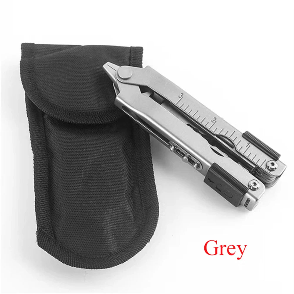 1PC，Multi-functional Combination pliers Outdoor Tools Screwdriver Stainless Steel Folding Repair Hand Tools Hiking Gear Tools
