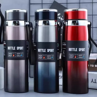 800ML ML Thermos Thermos Thermos Thermos Coffee Vacuum Flask Coffee Tea Stainless Steel Thermos Leak-proof Office Use