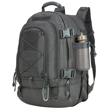 LQARMY 60L Male Travel Tactical backpack  Hiking Camping backpack Expandable Army Backpacks Molle  3 Day Assault Pack Rucksacks