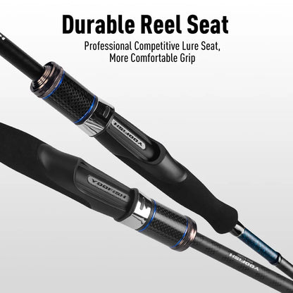 YOOFISH Inshore Fishing Rod Breakwater S762L S832M S862ML S902ML S922ML S1003MH Saltwater Ultralight Spinning Rods Bass Rod