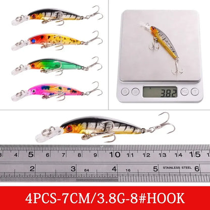 Mixed Fishing Lures Kit Lure Set Wobbler Crankbaits Swimbait Minnow Hard Baits Spiners Carp Fishing Tackle