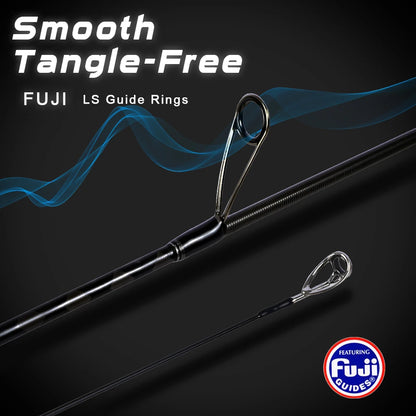 MIFINE MICROBITE Ajing Spinning Rod XUL-UL Fishing Rod 3g/5g for Saltwater Freshwater Light Rock Fishing FUJI Ring