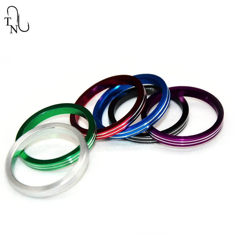 TN33 5PCS a Bag Rod Building Aluminum Rings Fishing Rod Parts for Fishing Rod Building Repair Maintainence Parts DIY Accessory