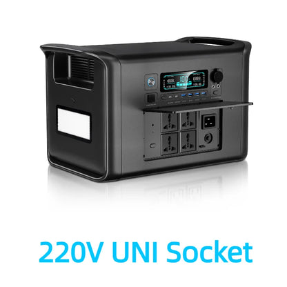 Outdoor Station 200W 500W 1000W 1800W 2400W 2600W LiFePO4 Power Station Portable Generator for Camping RV-trip UPS for Starlink