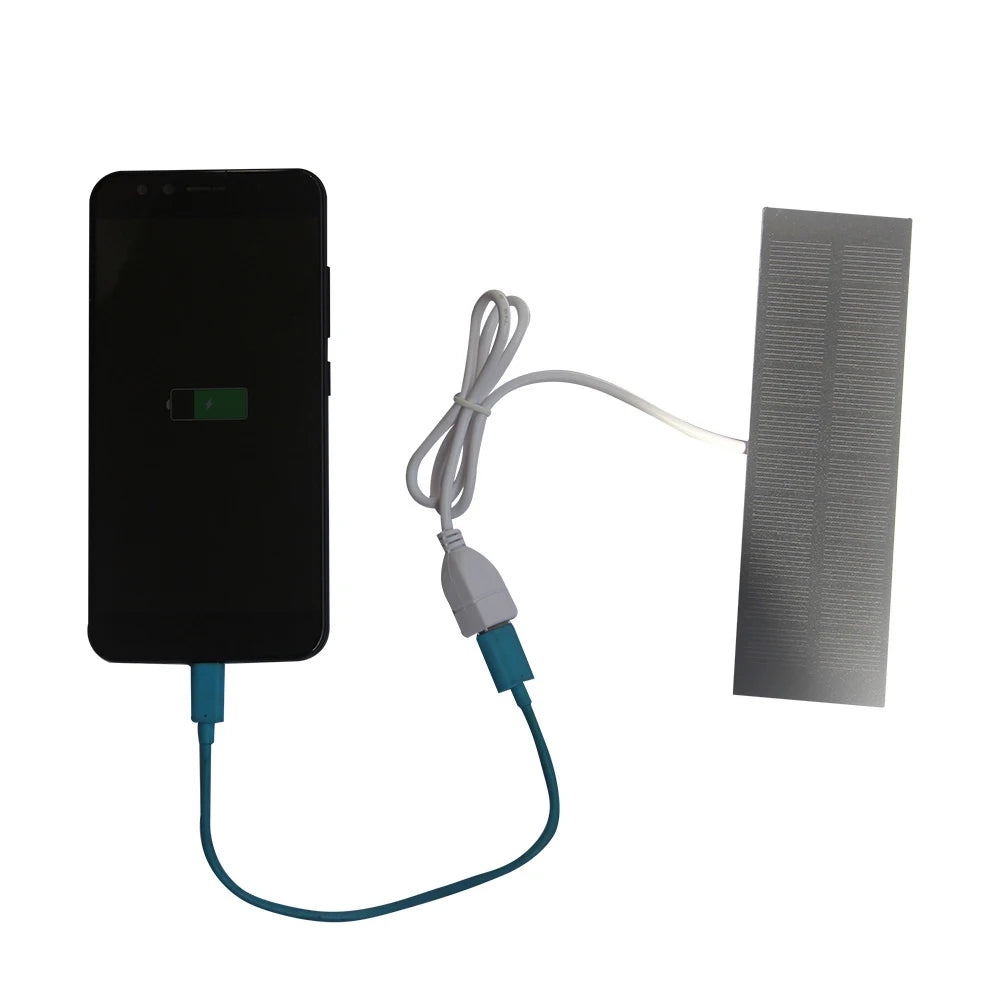 Mini Solar Panel Charging Panel USB Solar Panel Charger Solar Battery Charger Outdoor Camping Travel Hiking Cell Phone Charger