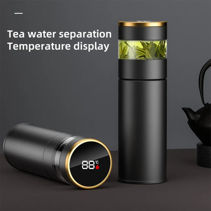 316 Stainless Steel Thermos For Tea Vacuum Insulated Water Bottle Tumbler Tea Infuser Thermos Bottle LED Temperature Display