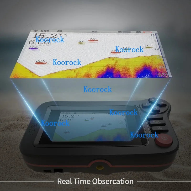 HD Fish Finder Wireless Sonar Camera Underwater Fishing Gear for Boat Smartphone