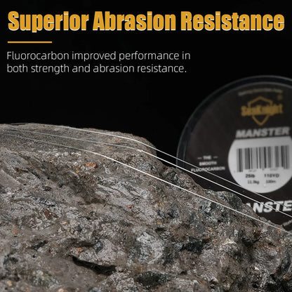 SeaKnight Brand MANSTER T2 Series 100% Fluorocarbon Fishing Line 100M, Carbon Fiber Line 3-35LB Upgrade Sinking Line Sea Fishing