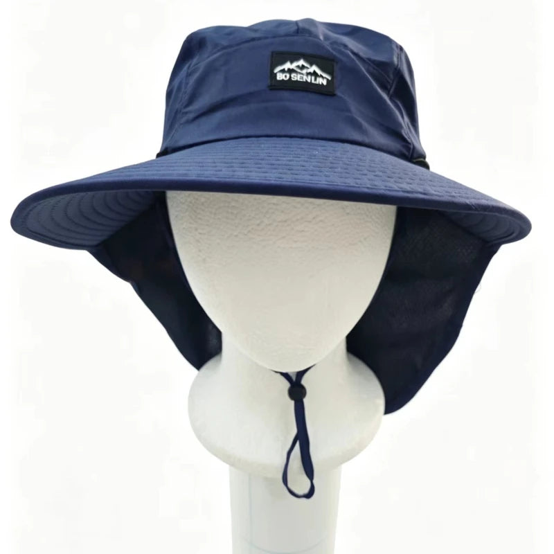 Hot sale! Unisex Windproof Quick-Dry Fisherman Hat with Neck Flap & UV Protection for Outdoor Fishing Hikin