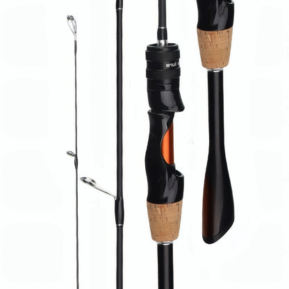 UL Ultra Light Carbon Fiber Lure Fishing Rod Tool for Carp Bass Trout,Spinning Casting Rod,1.8m 1.68m,Small Bait Fishing Pole