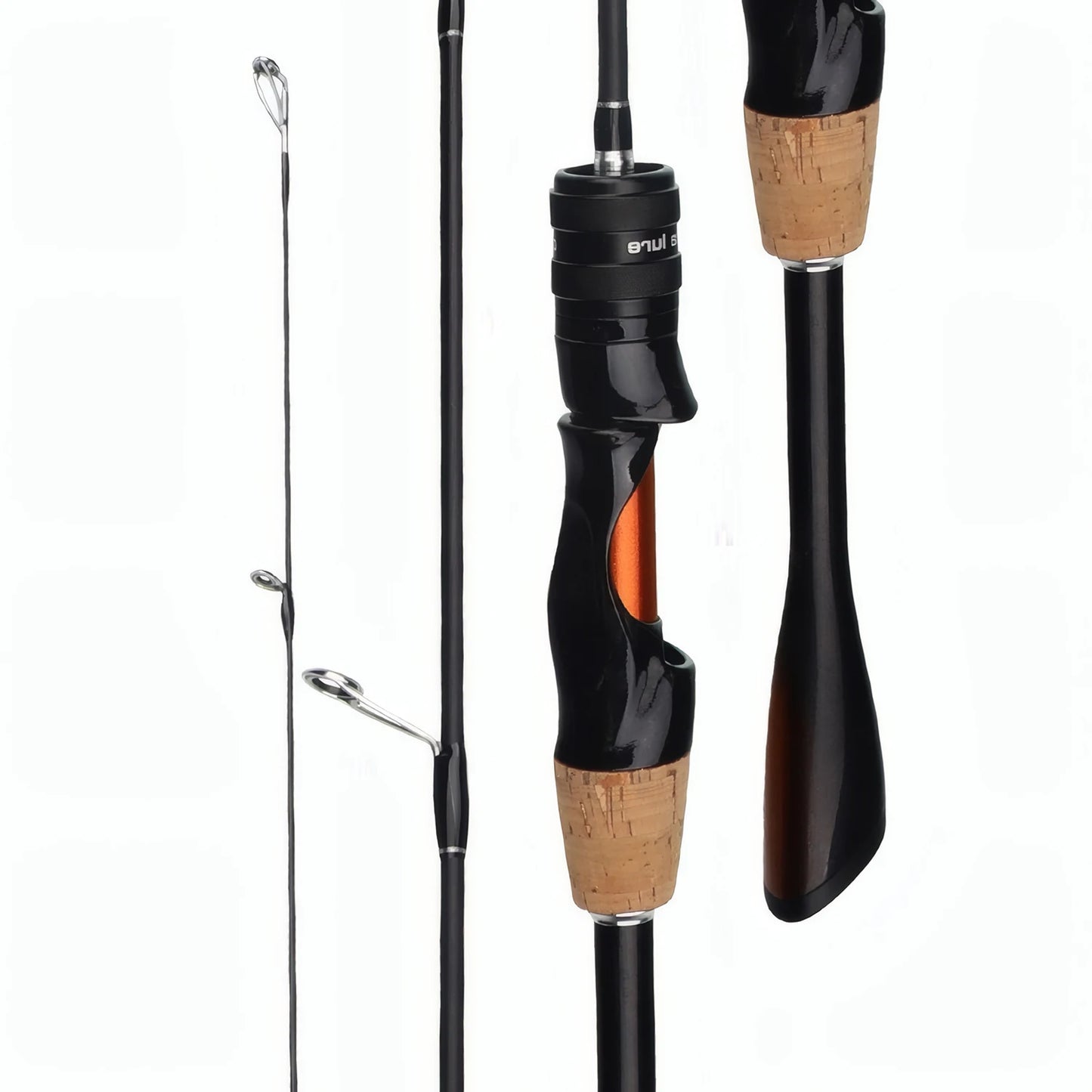 UL Ultra Light Carbon Fiber Lure Fishing Rod Tool for Carp Bass Trout,Spinning Casting Rod,1.8m 1.68m,Small Bait Fishing Pole
