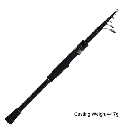 Mifine PIONEER MINI Telescopic Travel Fishing Rod 24T Carbon Fiber CW 1-10g/4-17g/6-28g Fast Tubular Tips Portable Spinning Rods