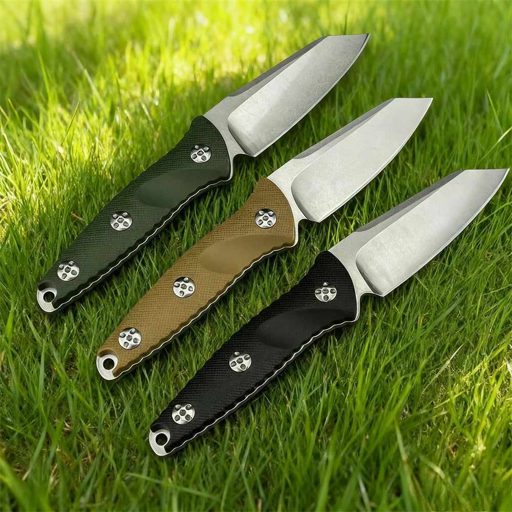 93M Fixed Blade Knife Adventure Jungle Camping Hunting EDC Camping Hiking Knife Cutting Knife Mountaineering Fishing Knife Tool