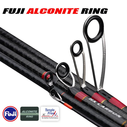 PURELURE SEABED Lightweight Long-Range Micro Bait All-Fuji Small Root Rod Spinning Casting Rod Bottom Probe Set Perch