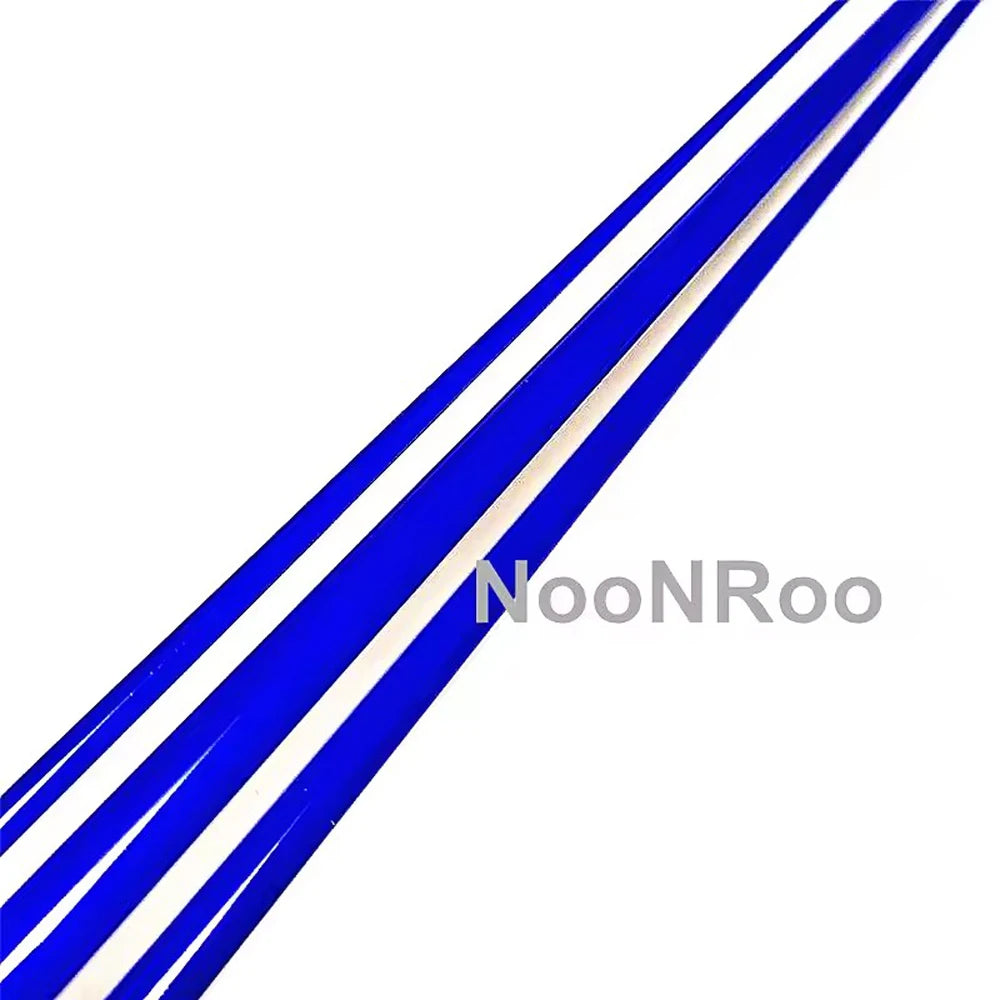 NooNRoo MF Fiberglass Fly Rod Blank Rod Building Transparent Blue Fiberglass Fly Rod DIY Repair Rod Private Custom Material,