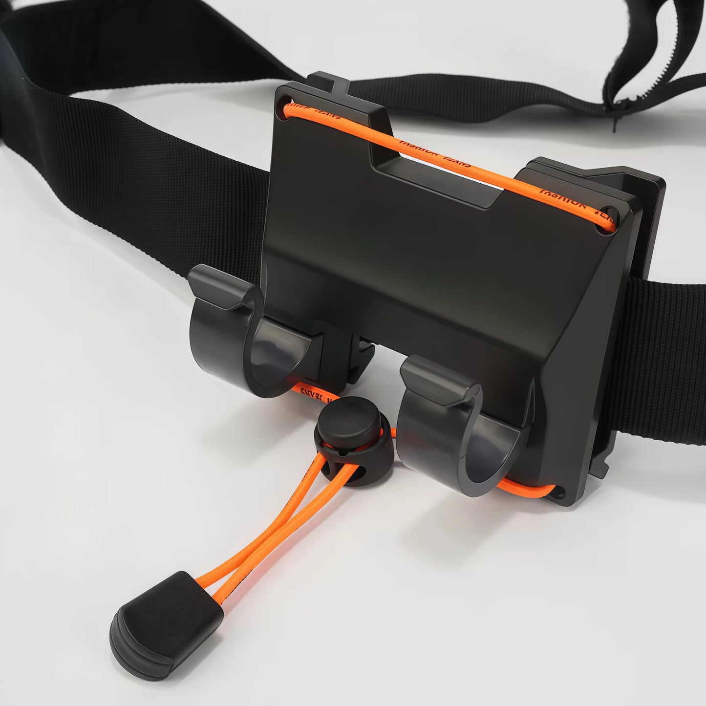 DEUKIO Outdoor Belt Clip Rod Holder Hands-Free Slide Lock System with 360° Rotation for Fly Fishing and Spinning Rods