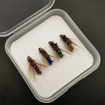 Fly Fishing Kit - Artificial Bait Nymphs & Bugs (Trout Lures) Pack of 4/8/32pcs