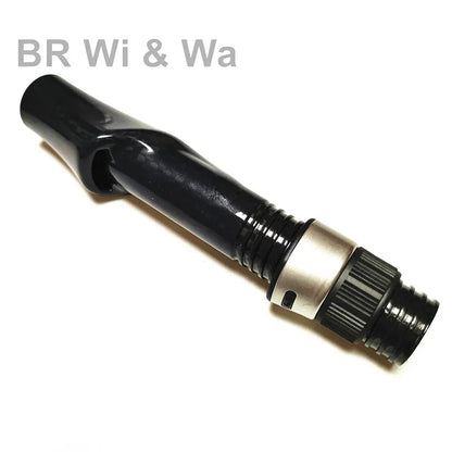 BR Wi & Wa Carbon Reel Seat 3K Woven Carbon Fiber  Body With FUJI Hood DIY Spinng Fishing Rod Casting Rod Repair  Building 1PCS