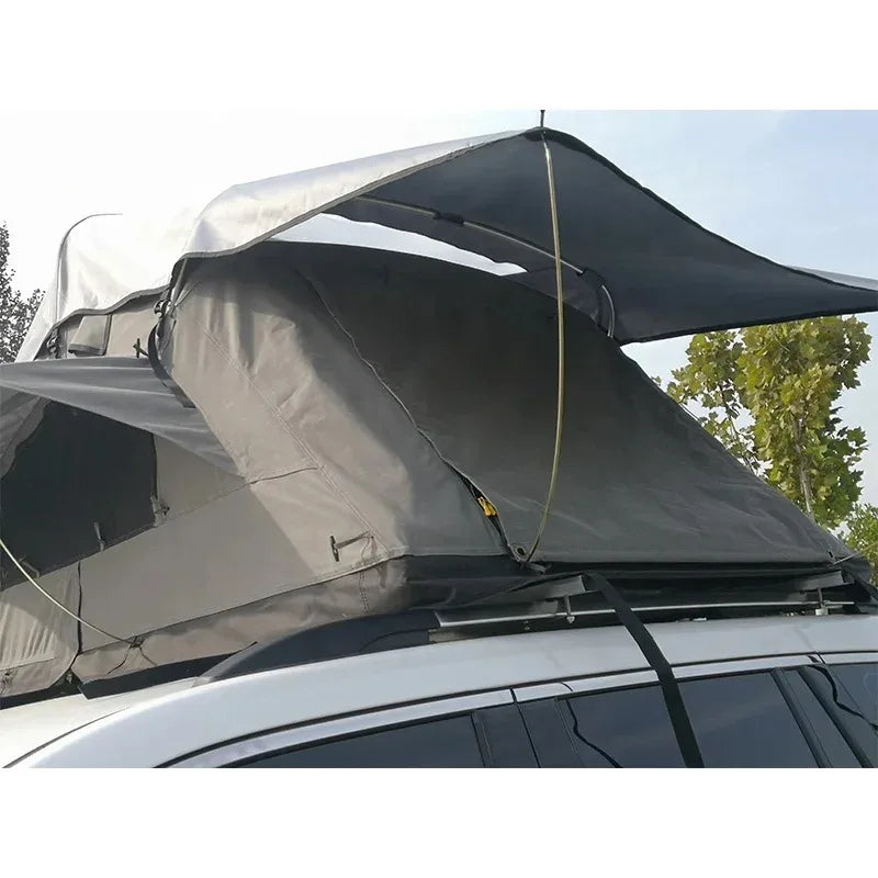 Outdoor Waterproof  4X4 Camping Rooftop Tent Foldable With Skylight Roof Tents For Vehicle