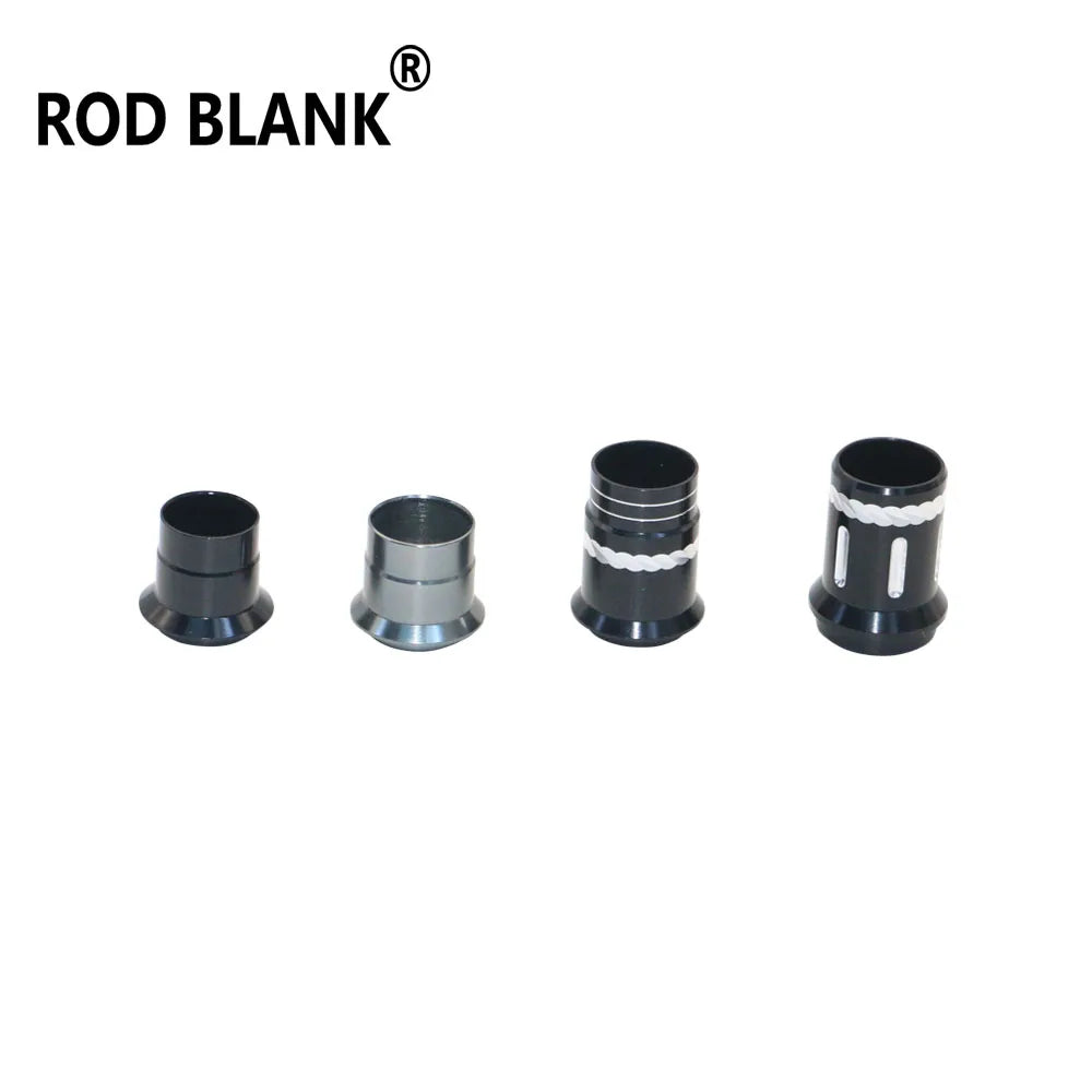 Rod Blank 5Pcs/Lot Fishing Rod Building Front Aluminum Trim Part Rod Building Component Fishing Rod Repair Aluminum Accessories