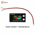 12V 24V 48V 72V Lead Acid Lithium Battery Capacity Indicator DC 8V-100V Li-ion LiFe PO4 Car Motorcycle Voltmeter Voltage Gauge