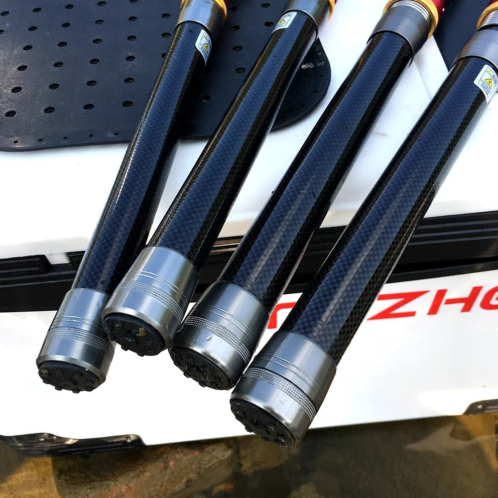 GHOTDA Light Telescopic Fishing Rod Portable Short Spinning Rods Carbon Fiber Super Hard 1.8M 2.1M 2.4M 2.7M 3.0M 3.6M