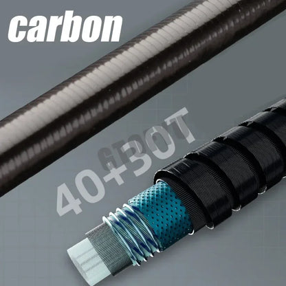 1.98m 2.1m Lure Rod Travel Fishing Rod 4 Section 100% Hight Carbon 4-25g Power Spinning Casting Rod Ultra-Short Portable
