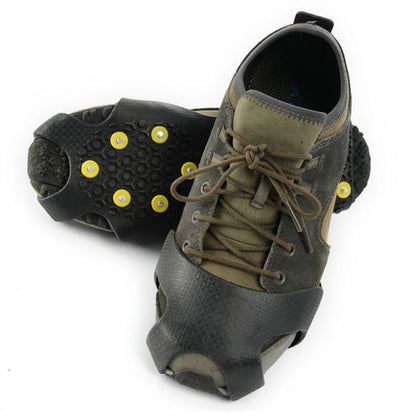 10 Teeth Climbing Crampons Anti-Slip Mountaineering Cleats Unisex Snow Claw Shoe Covers Walking Hiking Accessories