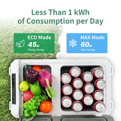 Alpicool QX 25L 30L 40L Car Refrigerator 12/24V DC 100-240V AC Fridge Freezer Dual Zone Portable Compressor Cooler for Camping