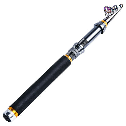 Goture Fishing Rod Full Kits 1.8M 2.1M 2.4M 2.7M Telescopic Sea Pole and Spinning Reel Baits Set Tackle Travel Fishing Bag