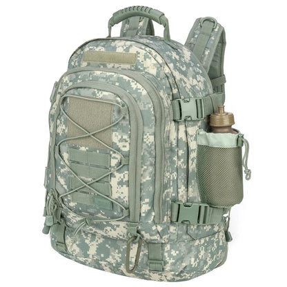 LQARMY 60L Male Travel Tactical backpack  Hiking Camping backpack Expandable Army Backpacks Molle  3 Day Assault Pack Rucksacks