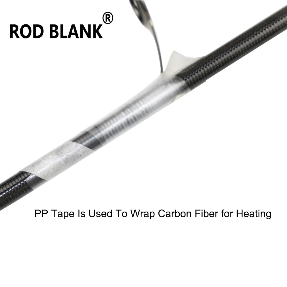 Rod Blank 1Roll PP Taper For Rod Building Wrap Carbon Fiber For Heating  Fishing Rod DIY Repair Accessory
