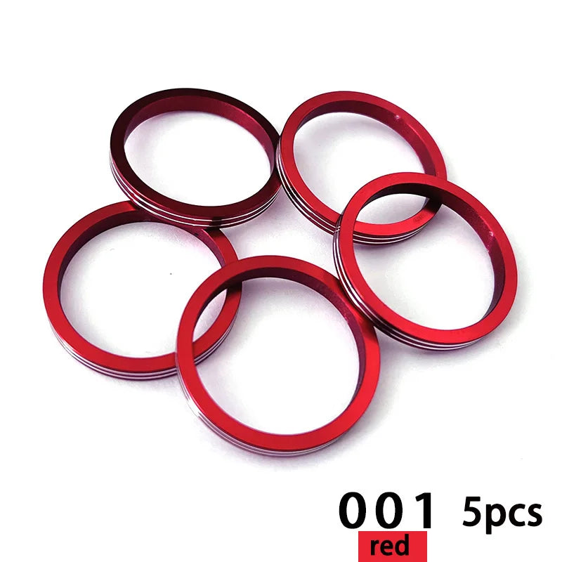 TN33 5PCS a Bag Rod Building Aluminum Rings Fishing Rod Parts for Fishing Rod Building Repair Maintainence Parts DIY Accessory