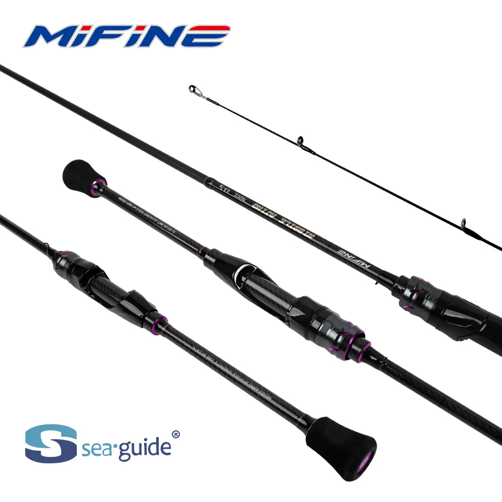 Mifine MISSILE AJING Spinning Rods UL Rock Fishing Rod CW 0.8-7g 2.13M/2.28M Fast Solid Tips Freshwater Saltwater Bass Perch Rod