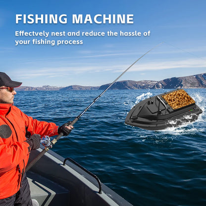LOKEEVAN D16 Bait Boat  Remote Control 300m Range 12000mAh 1.5KG Load Large Bait Container 2.4GHz Remote For Outdoor Fishing