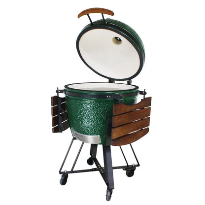 STLFHeying 26 Inch extra Large Ceramic Grill Outdoor Bbq Kamado Roast Chicken Pizza Meat Super-insulated Kmado