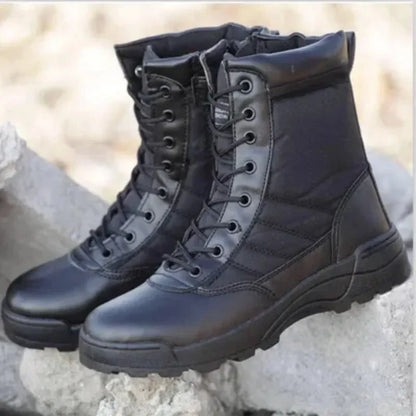 New Popular Fashion Men's Boots Winter Outdoor Leather  Breathable Combat  Plus Size Desert Boots Men's Hiking Shoes